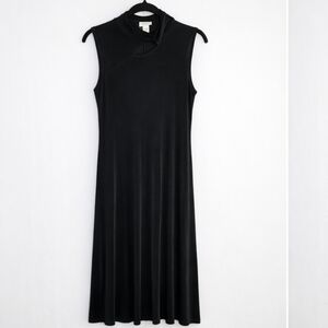 Chico’s Travelers Black Sleeveless Dress — Size 3